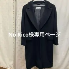MaxMara 黒 チェスターコート イタリア製　白たタグ