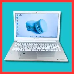 極美品・バッテリー良好！ノートパソコン白/DVDマルチ/カメラ/大画面15.6型 極美品・バッテリー良好！ノートパソコン白/DVDマルチ/カメラ/大画面