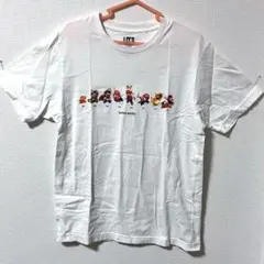 ユニクロ スーパーマリオ 35周年 歴代マリオ プリント Tシャツ