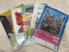 ONE PIECE キャラクタークリアファイル 5枚セット　おまけ付き