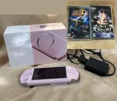 ❤️期間限定値下げ中❤️PSP-3000 ブロッサムピンク 本体 箱付き ソフト付