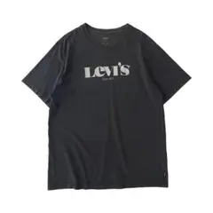 Levi's　デザインTシャツ　ワンポイント　フェード　レトロデザイン　プリント