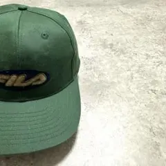 90s FILA フィラ 6パネルキャップ オーバルロゴ CAP ストリート