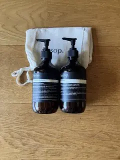 Aesop Shampoo&conditioner 空ボトル 新品ショップ巾着