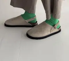 argue フラットシューズ　23cm グレージュ　U-DOT コラボ