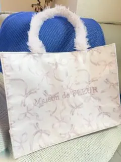 Maison de FLEUR リボン柄トートバッグのサムネイル