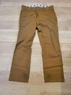 ディッキーズ　ブラウン ワークパンツ