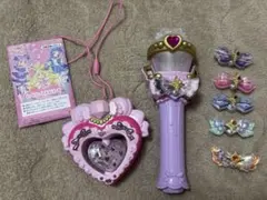 キミとアイドルプリキュア アイドルハートブローチ キラキラショータイムマイク