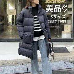 【美品】TAION×fredy emue ボリュームダウンコート Black S