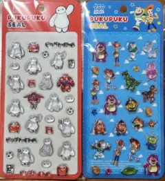 【匿名配送】ベイマックス トイストーリー ぷくぷくシール