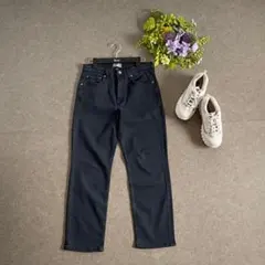 エーゴールドイー　ストレートパンツ　リラックス感　耐久性　黒　トルコ製　27