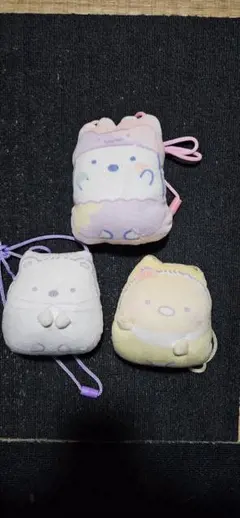 すみっコぐらし ネックポーチ 3点セット