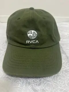 RVCA ルーカ キャップ カーキ コットン ロゴ刺繍