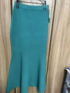 SLY ダークグリーン ロングスカート フリーサイズ