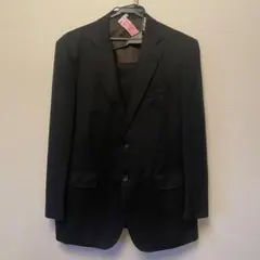 黒 ストライプ ビジネススーツ セット