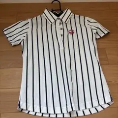 Callaway ストライプポロシャツ M
