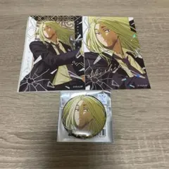 SAKAMOTO DAYS 神々廻　箔押しシャイニーカード　箔押し缶バッジ