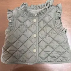 baby GAP ベビーベスト 6-12ヶ月 オリーブグリーン