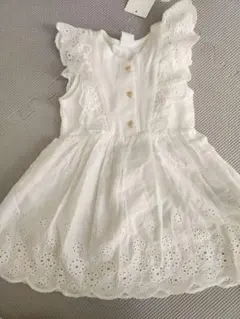 H&M　レース装飾 ワンピース