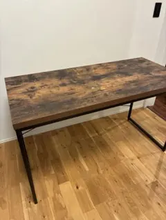 美品 ニトリ デスクNステイン 120 BR ブラウン 木目調 机 作業 - メルカリ