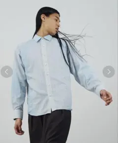 2025年　Jieda SWITCHING SHIRT ジエダ　ストライプ　1のサムネイル