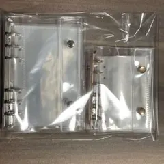 A6 A7 シール帳　訳あり新品 シルバー　銀色　ピンクゴールド　バインダー
