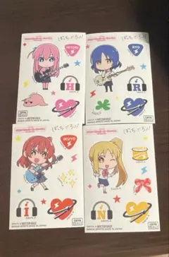 ぼっち・ざ・ろっく！セイムス コラボ オリジナルステッカー 4枚セット