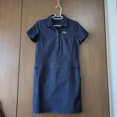 Callaway ポロワンピース S ダークブルー