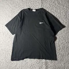 リーボック　90s tシャツ ヴィンテージ　ワンポイント刺繍　ロゴ刺繍　古着