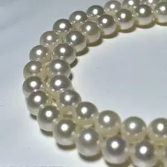 アコヤパール テリ巻き良品 ネックレス あこや真珠 6.1〜6.4㎜ M847 