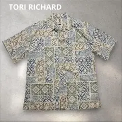 美品 TORI RICHARD アロハシャツ M ハワイ製 総柄のサムネイル