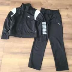 PUMA ブラック ジャージセット 120サイズ