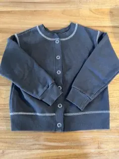 チャオパニックティピー　ダークグレー カーディガン スウェット　120〜130