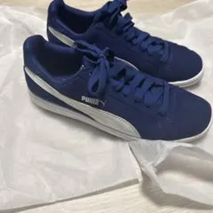 PUMA スマッシュバッグ　スニーカー　スエード　ネイビー　※本体のみ