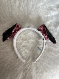 ディズニー　カチューシャ　ダルメシアン　スパンコール