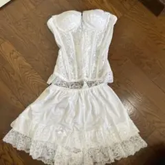 ブライダルインナー 背中開き対応 ホワイト リボン付