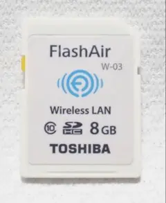 TOSHIBA FlashAir W-03 8GB 1043⭐︎在庫残りわずか