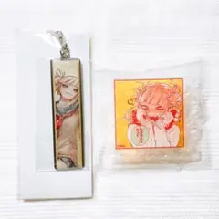 ヒロアカ 原画展 トガヒミコ 名言アクリルバッジコレクション メタルキーホルダー