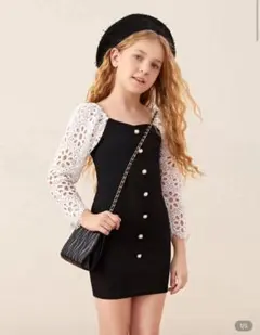 SHEIN 七分袖 ワンピース 128cm 8歳　ZARA H&M
