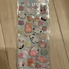 おしりシール ぷにぷに 3D立体ステッカー ボンボンドロップシールポップシール