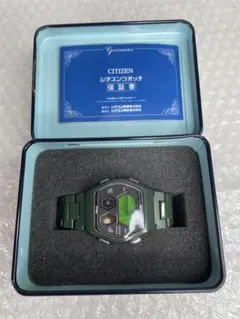 レア動品◇D400◇シチズン インディペンデント 1481010◇三色LED◇青