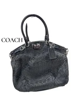 COACH コーチ　マディソン　ギャザード　ショルダーバッグ　2WAY