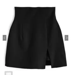 インパン付きハイウエストスリットミニスカート[pm719]