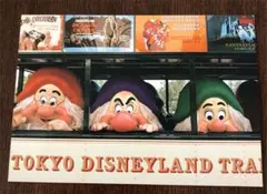 東京ディズニーランド　七人のこびと　ポストカード　レトロ