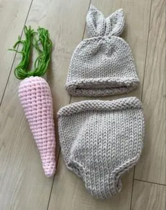 ニューボーンフォト　ウサギコスチューム