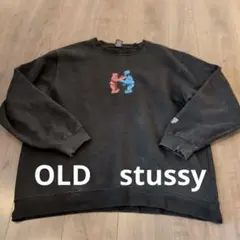 OLD STUSSY ROCK'EM SOCK'EM トレーナー 黒のサムネイル