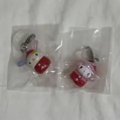 サンリオキャラクターズ　いちごめじるしアクセサリー　ウサハナ　マイメロディ
