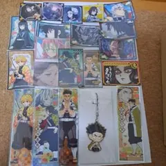 鬼滅の刃 グッズセット ラバスト ステッカー クリアカード