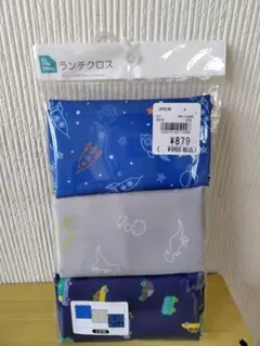 男の子　ランチクロス 　ロケット＆恐竜＆車柄　3枚セットのサムネイル