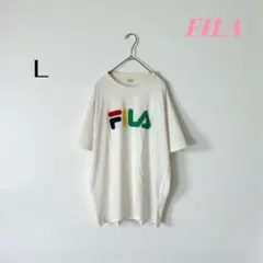 フィラ 半袖Tシャツ ビッグロゴ マルチカラー （L） オーバーサイズ